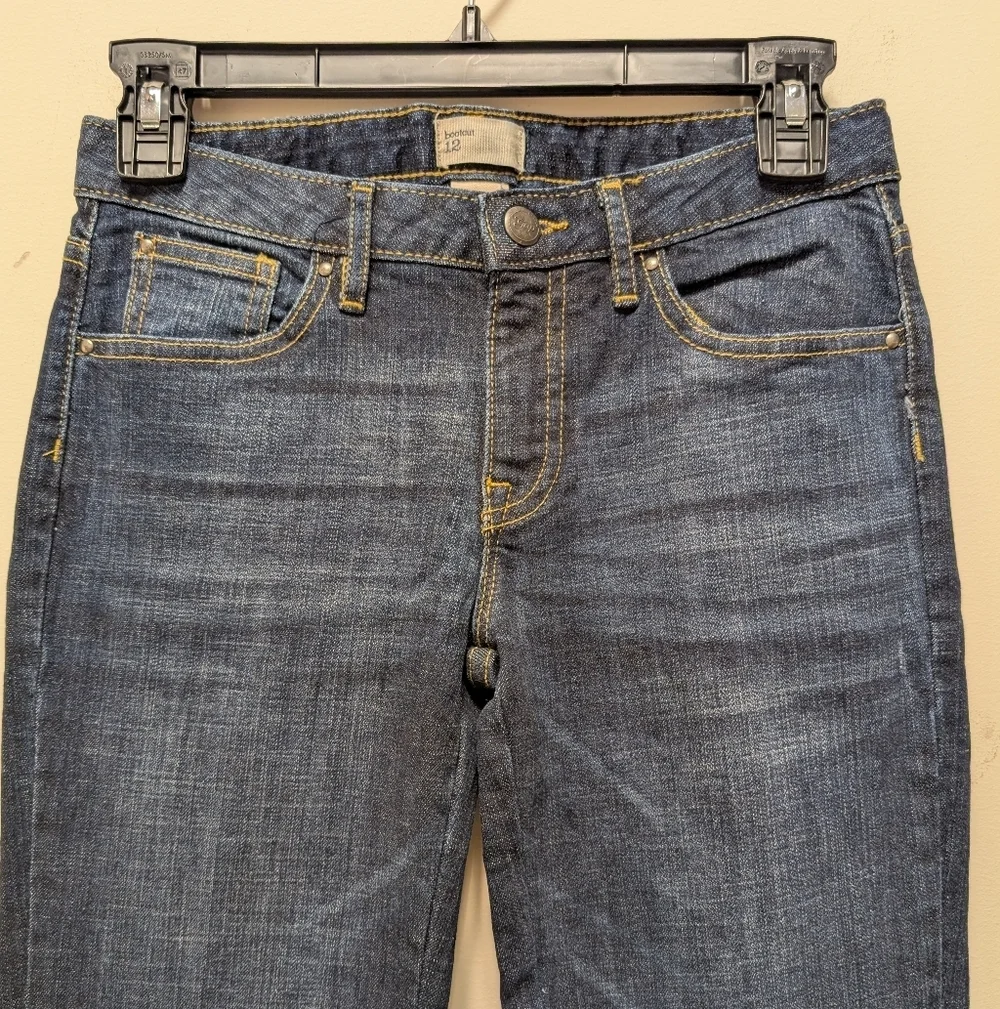 GAP Kids Classic 5 Pocket Jeans Boot Cut Dark Wash NWOT Girls Size 12